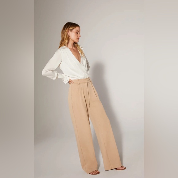 Favorite Daughter The Favorite Pant in Beige - Picture 1 of 5